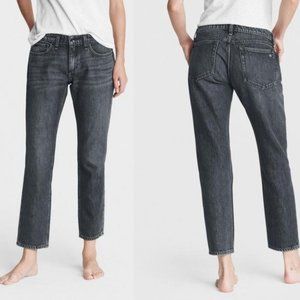 Rag & bone | Dre slim low-rise boyfriend jean in onyx